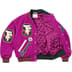 Supreme Drill Team Varsity Jacket - Magenta (front)