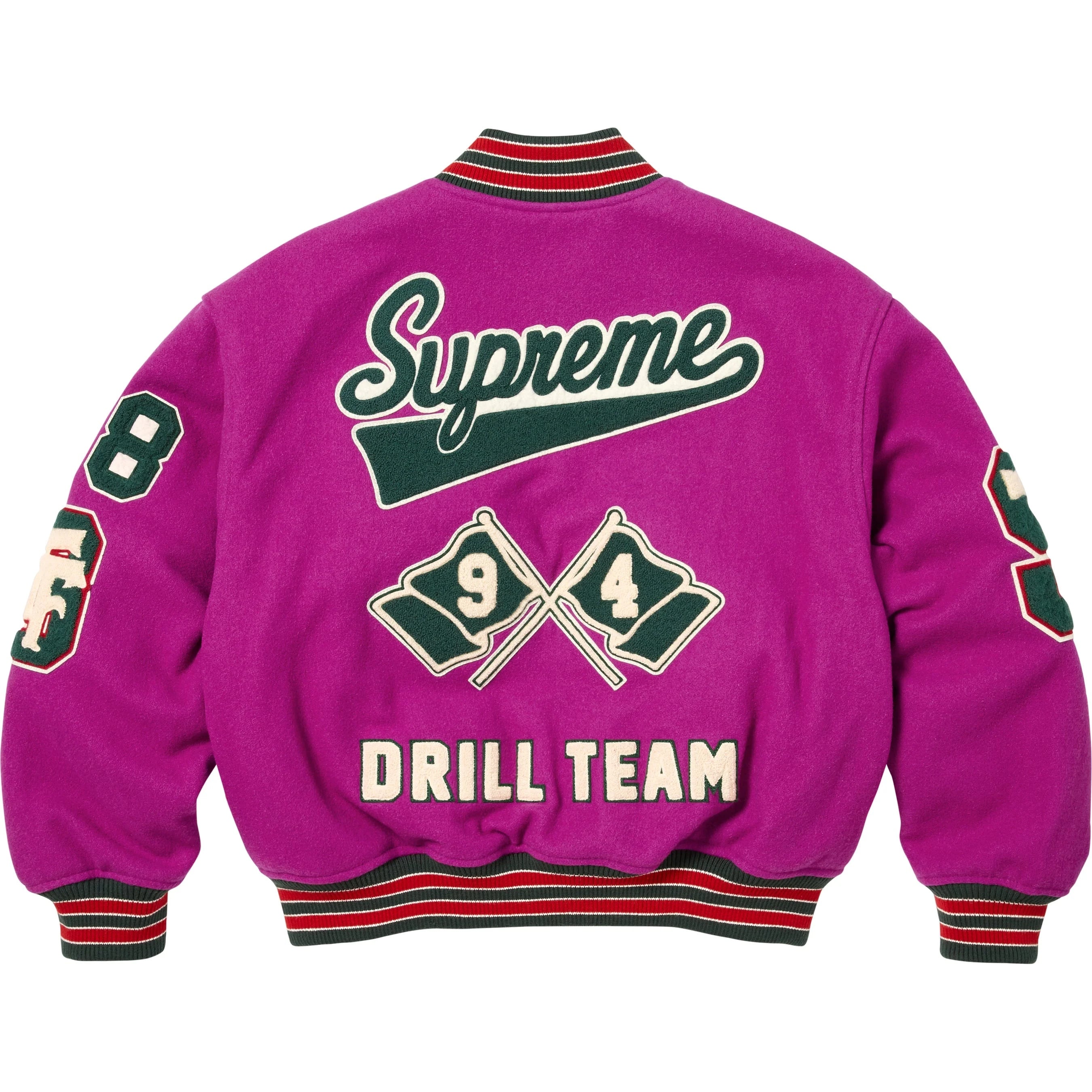 Supreme Drill Team Varsity Jacket colorway 18