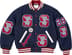 Supreme Drill Team Varsity Jacket - Navy (front)