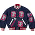 Supreme Drill Team Varsity Jacket - Navy (front)