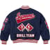 Supreme Drill Team Varsity Jacket - Navy (front)
