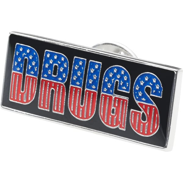 Supreme Drugs Pin - Multicolor (front)