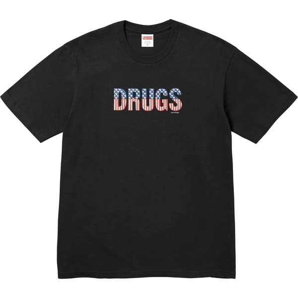 Supreme Drugs Tee - Black (front)