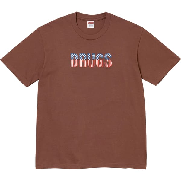 Supreme Drugs Tee - Brown (front)