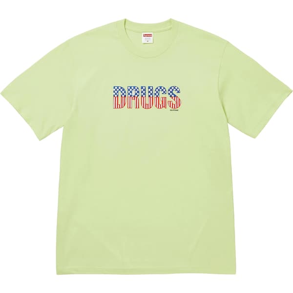 Supreme Drugs Tee - Pale Mint (front)