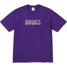 Supreme Drugs Tee Purple