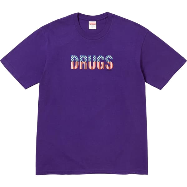 Supreme Drugs Tee - Purple (front)