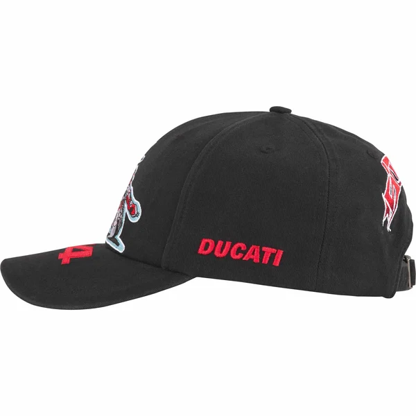Supreme Ducati 6-Panel - Black (front)