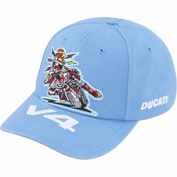 Supreme Ducati 6-Panel - Blue (front)
