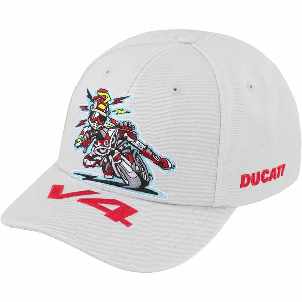 Supreme Ducati 6-Panel - Grey (front)