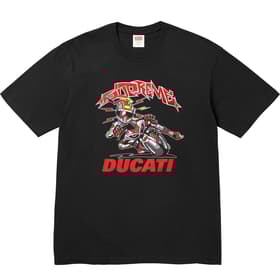 Supreme Ducati Bike Tee Black