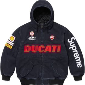 Supreme Ducati Hooded Racing Jacket Black