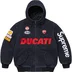 Supreme Ducati Hooded Racing Jacket - Black (front)