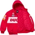 Supreme Ducati Hooded Racing Jacket - Red (front)