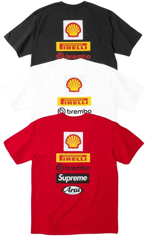 Supreme Ducati Logos Tee - Product Image