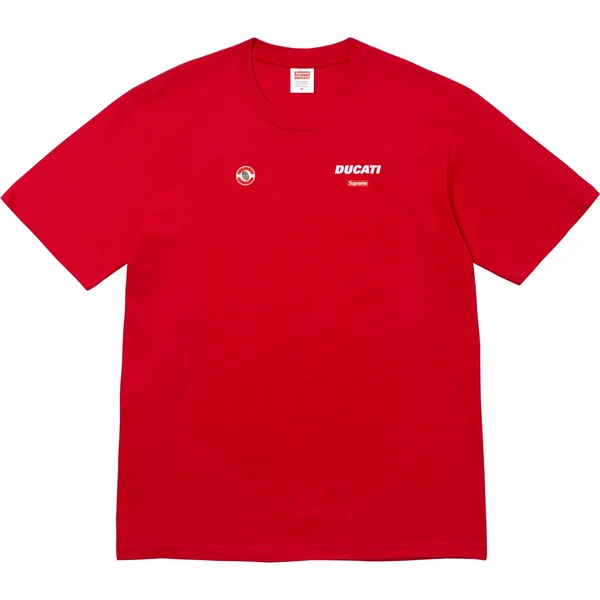 Supreme Ducati Logos Tee - Red (front)