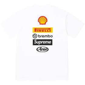 Supreme Ducati Logos Tee White