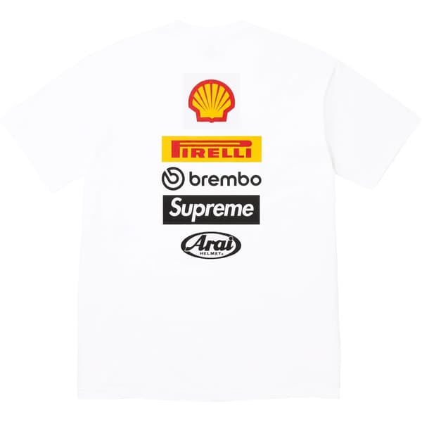 Supreme Ducati Logos Tee - White (front)