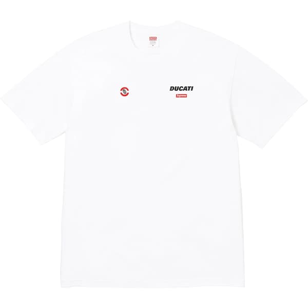 Supreme Ducati Logos Tee - White (front)