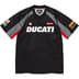 Supreme Ducati Soccer Jersey - Black (front)