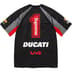 Supreme Ducati Soccer Jersey - Black (front)