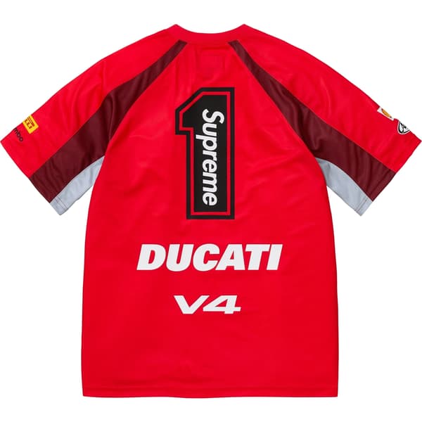Supreme Ducati Soccer Jersey - Red (front)