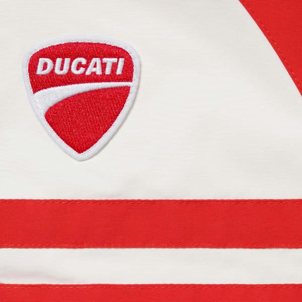Supreme Ducati Track Jacket - Light Grey (front)