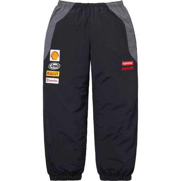 Supreme Ducati Track Pant - Black (front)