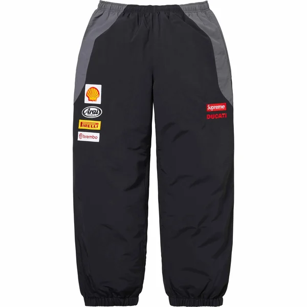 Supreme Ducati Track Pant - Black (front)