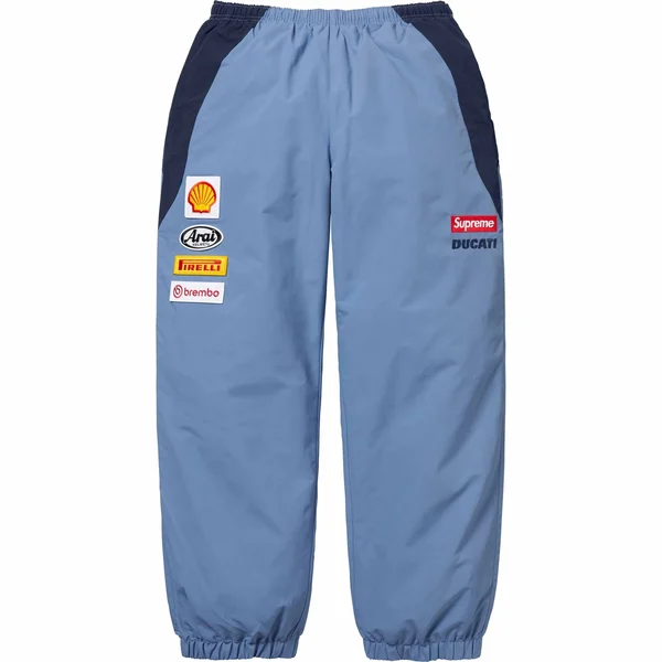 Supreme Ducati Track Pant - Light Blue (front)