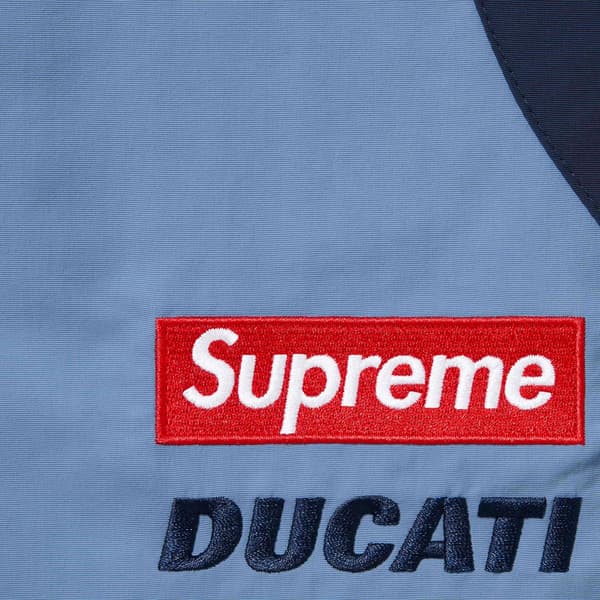 Supreme Ducati Track Pant - Light Blue (front)