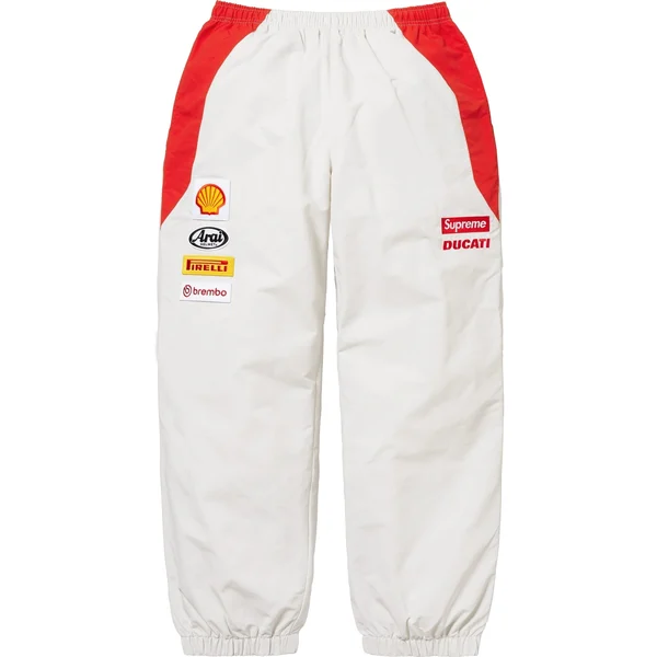 Supreme Ducati Track Pant - Light Grey (front)