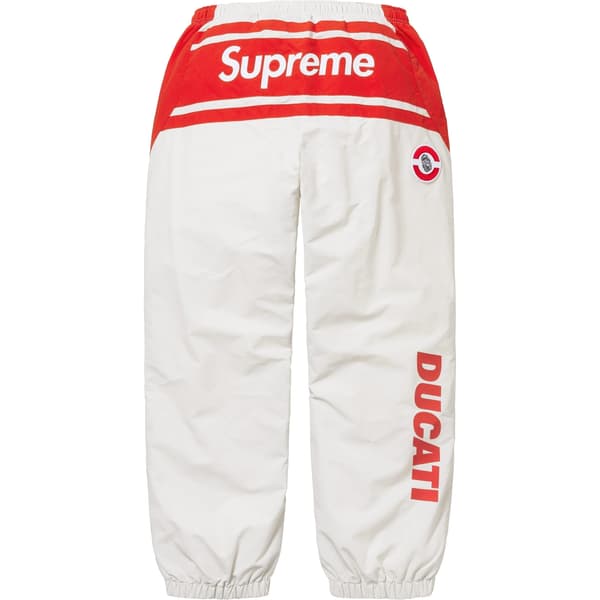 Supreme Ducati Track Pant - Light Grey (front)