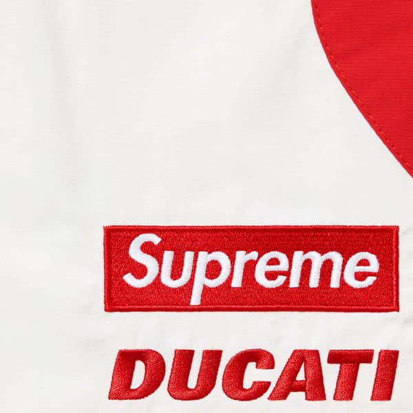 Supreme Ducati Track Pant - Light Grey (front)