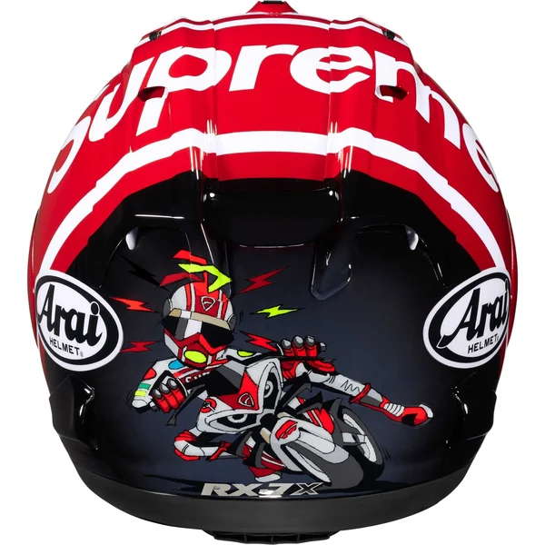 Supreme Ducati Arai RX-7X Helmet - Red (front)