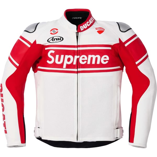 Supreme Ducati Dainese Racing Jacket - Red (front)