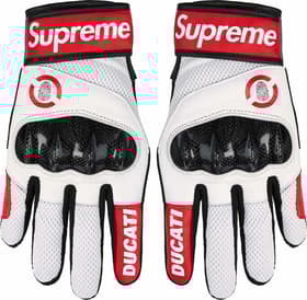 Supreme Ducati Spidi C1 Leather Gloves Red