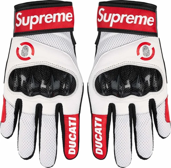 Supreme Ducati Spidi C1 Leather Gloves - Product Image