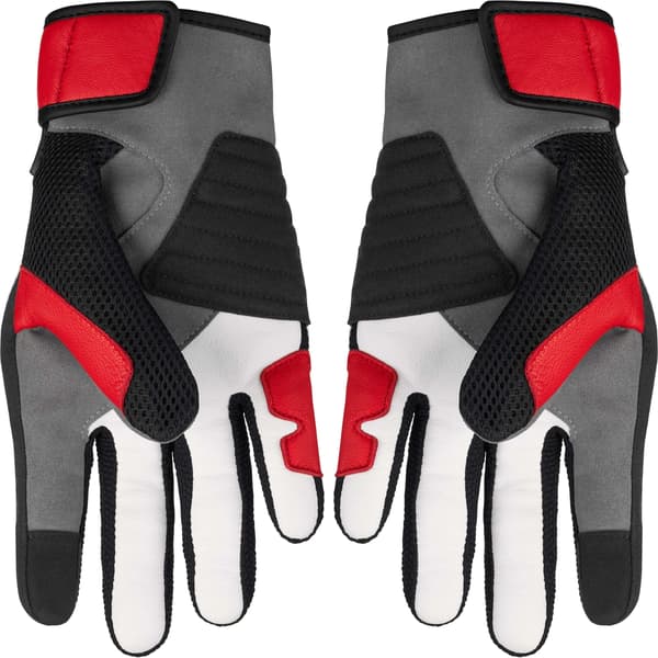 Supreme Ducati Spidi C1 Leather Gloves - Red (front)