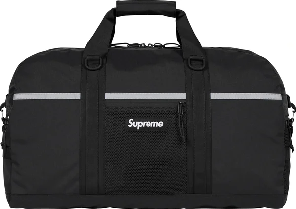 Supreme Duffle Bag - Black (front)