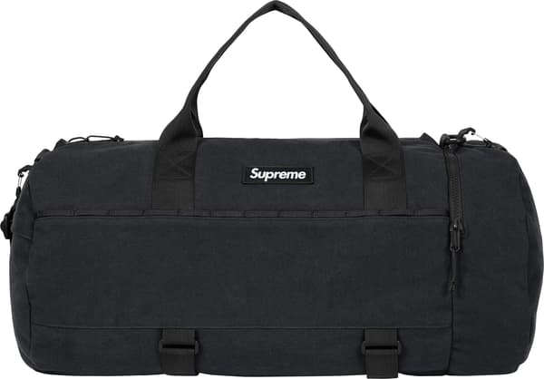 Supreme Duffle Bag - Black (front)
