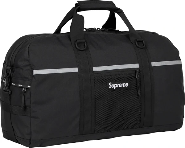Supreme Duffle Bag - Black (front)