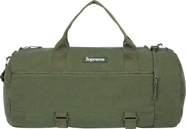 Supreme Duffle Bag - Olive (front)