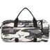 Supreme Duffle Bag - Snow Camo (front)