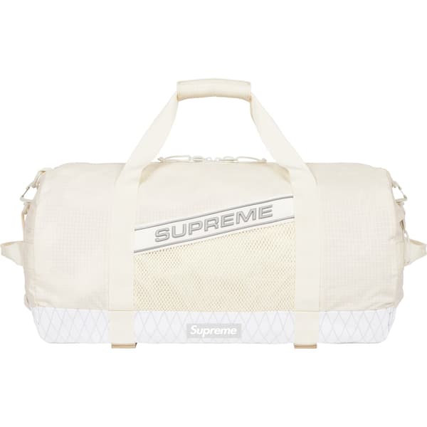 Supreme Duffle Bag - White (front)