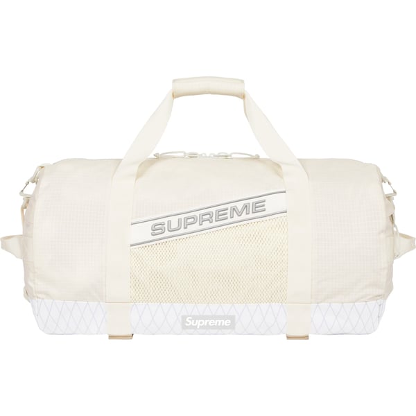 Supreme Duffle Bag - White (front)