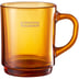 Supreme Duralex Glass Mugs (Set of 6) - Amber (front)