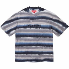 Supreme Dyed Stripe S/S Top Black