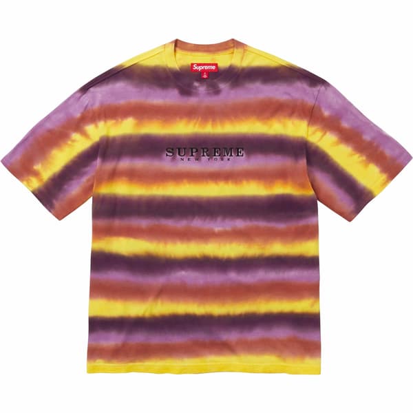 Supreme Dyed Stripe S/S Top - Multicolor (front)