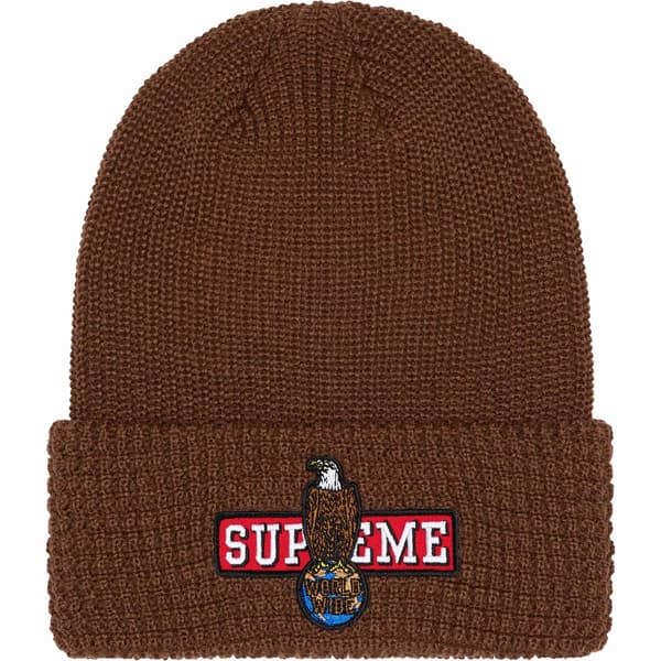 Supreme Eagle Beanie - Brown (front)